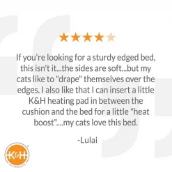 K&H Pet Products Lazy Cup Cat Bed, Tan/Mocha -Cheap K&H Pet Products || Nutro Store 61597 PT5. SY630 V1627942291