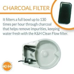 K&H Pet Products CleanFlow Filtered Water Dog Bowl with Reservoir -Cheap K&H Pet Products || Nutro Store 61714 PT2. SY630 V1637623379