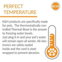 K&H Pet Products Thermal-Bowl Stainless Steel Dog & Cat Bowl, 102-oz -Cheap K&H Pet Products || Nutro Store 69531 PT7. SY630 V1613067391