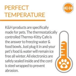K&H Pet Products Thermo-Kitty Cafe Stainless Steel Cat Bowls -Cheap K&H Pet Products || Nutro Store 69539 PT5. SY630 V1613068376