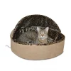 K&H Pet Products Thermo-Kitty Deluxe Hooded Cat Bed