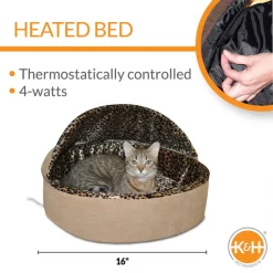 K&H Pet Products Thermo-Kitty Deluxe Hooded Cat Bed -Cheap K&H Pet Products || Nutro Store 69576 PT1. SY630 V1624629155