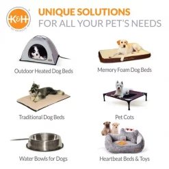 K&H Pet Products Superior Orthopedic Pillow Cat & Dog Bed, Gray -Cheap K&H Pet Products || Nutro Store 75056 PT7. SY630 V1617328698