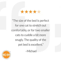 K&H Pet Products Self-Warming Two Tone Lounge Sleeper Bolster Cat & Dog Bed -Cheap K&H Pet Products || Nutro Store 78487 PT6. SY630 V1607126528