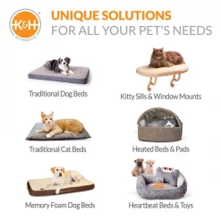 K&H Pet Products Self-Warming Two Tone Lounge Sleeper Bolster Cat & Dog Bed -Cheap K&H Pet Products || Nutro Store 78487 PT7. SY630 V1607142125