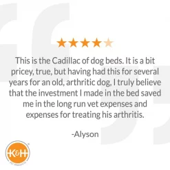 K&H Pet Products Feather-Top Orthopedic Pillow Dog Bed, Chocolate -Cheap K&H Pet Products || Nutro Store 78515 PT6. SY630 V1637629375