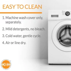 K&H Pet Products Feather-Top Orthopedic Pillow Dog Bed, Charcoal -Cheap K&H Pet Products || Nutro Store 78518 PT4. SY630 V1637629115