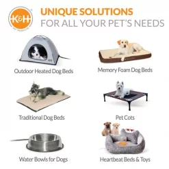 K&H Pet Products Feather-Top Orthopedic Pillow Dog Bed, Charcoal -Cheap K&H Pet Products || Nutro Store 78518 PT7. SY630 V1637626318