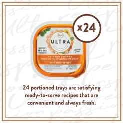 Nutro Ultra Grain-Free Chicken Entree Pate with Toppers Adult Wet Dog Food Trays -Cheap K&H Pet Products || Nutro Store 84677 PT3. SY630 V1561141624