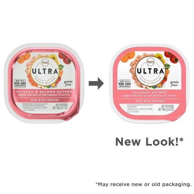 Nutro Ultra Grain-Free Chicken Entree Pate with Tomatoes & Carrots Adult Wet Dog Food Trays 4 Nutro Ultra Grain-Free Chicken Entree Pate with Tomatoes & Carrots Adult Wet Dog Food Trays - Image 2