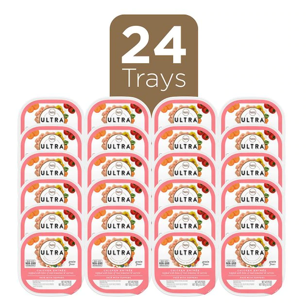 Nutro Ultra Grain-Free Chicken Entree Pate with Tomatoes & Carrots Adult Wet Dog Food Trays 6 Nutro Ultra Grain-Free Chicken Entree Pate with Tomatoes & Carrots Adult Wet Dog Food Trays - Image 4