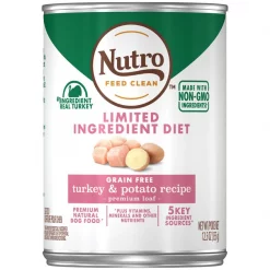 Nutro Limited Ingredient Diet Premium Loaf Turkey & Potato Grain-Free Canned Dog Food