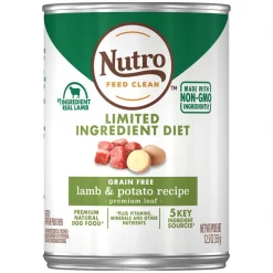 Nutro Limited Ingredient Diet Premium Loaf Lamb & Potato Grain-Free Canned Dog Food