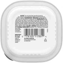 Nutro Grain-Free Tender Chicken, Sweet Potato & Pea Stew Cuts in Gravy Adult Dog Food Trays -Cheap K&H Pet Products || Nutro Store 86754 PT2. SY630 V1626994968