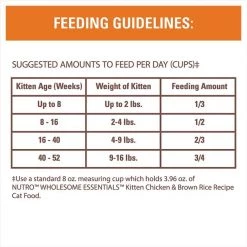 Nutro Wholesome Essentials Chicken & Brown Rice Recipe Kitten Dry Cat Food -Cheap K&H Pet Products || Nutro Store 86811 PT8. SY630 V1559676443