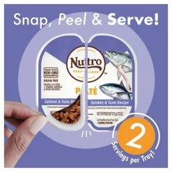 Nutro Perfect Portions Grain-Free Salmon & Tuna Paté Recipe Cat Food Trays 13 Nutro Perfect Portions Grain-Free Salmon & Tuna Paté Recipe Cat Food Trays -Cheap K&H Pet Products || Nutro Store 87484 PT4. SY630 V1563827838