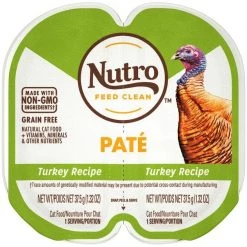 Nutro Perfect Portions Grain-Free Turkey Paté Recipe Cat Food Trays