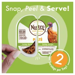 Nutro Perfect Portions Grain-Free Turkey Paté Recipe Cat Food Trays -Cheap K&H Pet Products || Nutro Store 87487 PT4. SY630 V1563827852