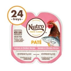 Nutro Perfect Portions Grain-Free Salmon & Chicken Paté Recipe Cat Food Trays 12 Nutro Perfect Portions Grain-Free Salmon & Chicken Paté Recipe Cat Food Trays -Cheap K&H Pet Products || Nutro Store 90620 PT3. SY630 V1563820410